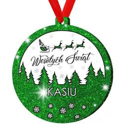 BROKAT BOMBKA BROKATOWA CHOINKĘ imieniem święta