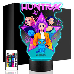 LAMPKA NOCNA LED Huntrix K-pop Łowczynie Rumi Mira Zoey prezent dla dziecka Na Prezent + Pilot
