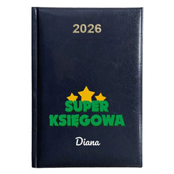 KALENDARZ KSIĄŻKOWY A5 dzienny 2026 ROK TERMINARZ NOTATNIK KSIĘGOWA
