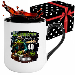 KUBEK PREZENT NA URODZINY DLA MAMY TATY KOLEŻANKI KOLEGI faceta chłopaka 18