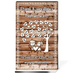 Podziękowanie Prezent dla nauczyciela obraz ramka