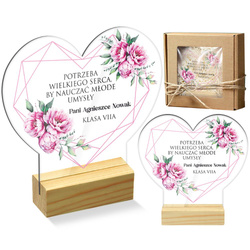 PREZENT NA ZAKOŃCZENIE ROKU SZKOLNEGO PODZIĘKOWANIE NAUCZYCIELA WYCHOWAWCY