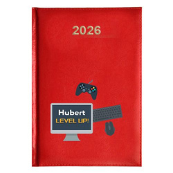 KALENDARZ KSIĄŻKOWY A5 dzienny 2026 ROK TERMINARZ NOTATNIK INFORMATYK