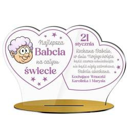 PREZENT NA DZIEŃ BABCI UPOMINEK STATUETKA