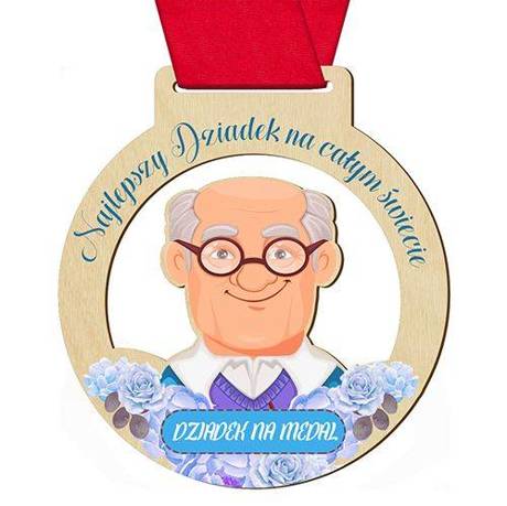 Dzień BABCI DZIADKA prezent upominek MEDAL