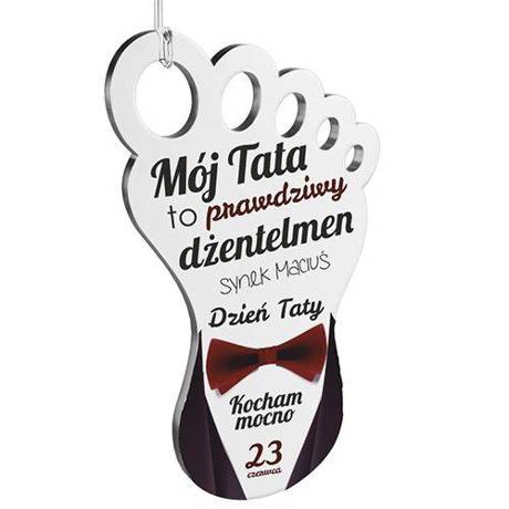 Dzień TATY ojca prezent ZAWIESZKA DO AUTA