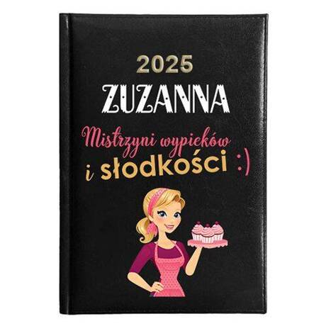 KALENDARZ KSIĄŻKOWY A5 dzienny 2025 ROK TERMINARZ NOTATNIK CUKIERNIK