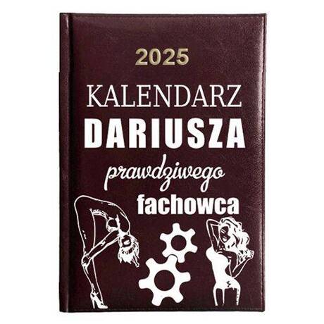 KALENDARZ KSIĄŻKOWY A5 dzienny 2025 ROK TERMINARZ NOTATNIK MECHANIK