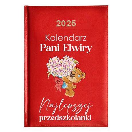 KALENDARZ KSIĄŻKOWY A5 dzienny 2025 ROK TERMINARZ NOTATNIK PRZEDSZKOLANKA