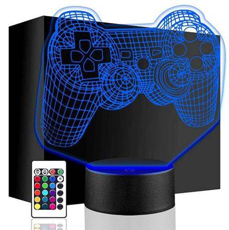 LAMPKA NOCNA LED GAMEPAD PAD PILOT prezent GRACZA Kontroler PS Playstation