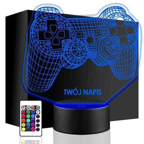 LAMPKA NOCNA LED GAMEPAD PAD PILOT prezent GRACZA Kontroler PS Playstation