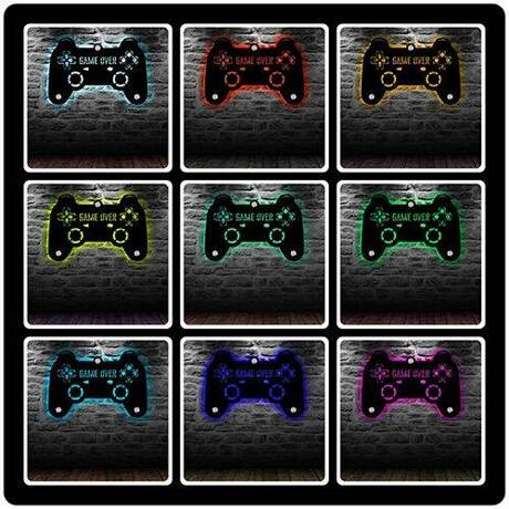 LAMPKA NOCNA LED Gamepad Pad Pilot gracza prezent Kontroler PS Playstation