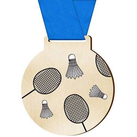 Medal dla sportowca nagroda sportowa badminton dla zawodnika drużyny