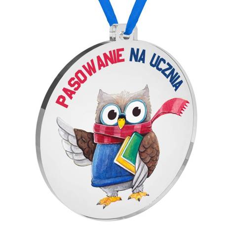 Medal pasowanie ucznia przedszkolaka dzień prezent