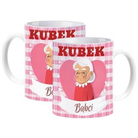 PIĘKNY KUBEK 330ml DZIEŃ BABCI PREZENT SUPER BABCIA UPOMINEK DUŻO WZORÓW