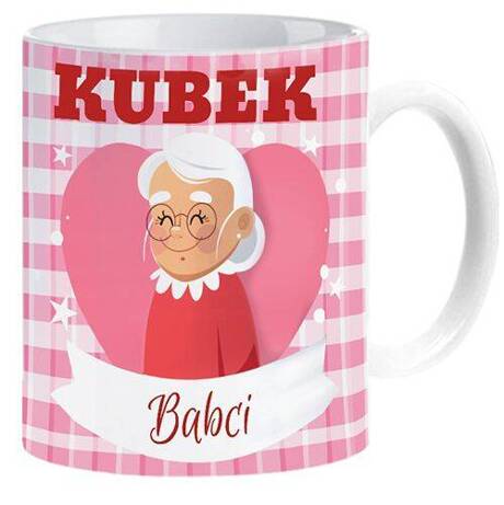 PIĘKNY KUBEK 330ml DZIEŃ BABCI PREZENT SUPER BABCIA UPOMINEK DUŻO WZORÓW