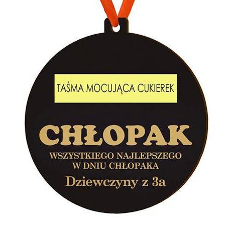 PREZENT DZIEŃ CHŁOPAKA UPOMINEK PREZENT MEDAL