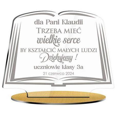 Podziękowanie na dzień nauczyciela prezent zakończenie roku wychowawcy